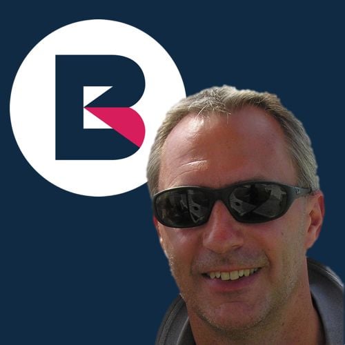 Mark Wilson against Brilliant Little Business logo.